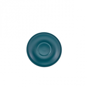 Porcelain Matt Teal Saucer 13.5cm/ 5.25inch