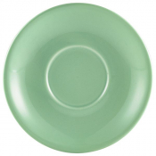 Porcelain Green Saucer 16cm/ 6.25inch