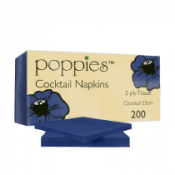 Napkin Cocktail Navy 24cm/2ply x2000
