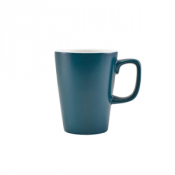 Porcelain Matt Teal Latte Mug 34cl/ 12oz