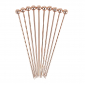 Ball Garnish Pick Copper Plated (Pack of 10)