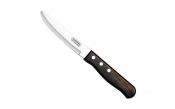 Jumbo Polywood Rounded Steak Knife Dark Brown