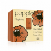 Napkin Orange 40cm/2ply 8 Fold x2000