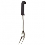 Meat Fork Stainless Steel  Polypropylene Black Handle