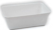 Bagasse Tray Rectangular White 650ml x500