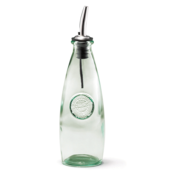 Authentic Collection Oil & Vinegar Bottles Glass with Stainless Steel Pourers 355ml