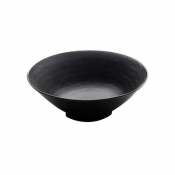 Zen Black Bowl 25 x 8.2cm 118cl (9 7/8 x 3 1/4inch 41 1/2oz)