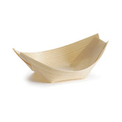 Bamboo Large Wood Boat 150ml x50