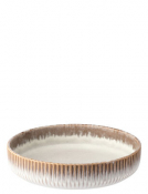 Corduroy Drift Edge Shallow Bowl 7.5inch (19cm)
