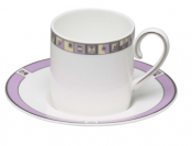 Clarity Coffee Cup Saucer  120mm x6