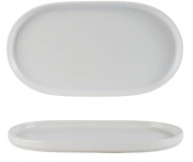 Rustico Premium Stoneware Ivory Oval Platter 33x18cm/11x7inch