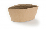Coffee Cup Clutch/Sleeve Kraft 12/16oz x1000