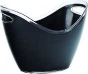 Polycarbonate Small Champagne Bucket Black 10.5inch (27cm)