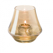 Chime Gold Lustre Glass Votive 7 x 8.9cm (2 3/4 x 3 1/2inch)