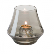 Chime Smoke Lustre Glass Votive 7 x 8.9cm (2 3/4 x 3 1/2inch)