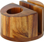 Acacia Menu/Napkin & Cutlery Holder 5inch (12.5cm)