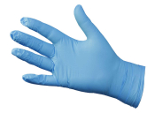 Blue Vinyl Glove Pre Powdered Extra Large x100