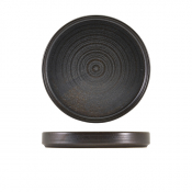 Terra Porcelain Black Presentation Plate 20.5cm