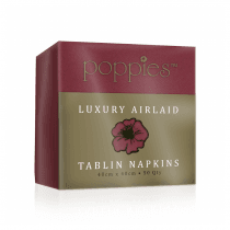 Napkin Airlaid/Tablin Bordeaux 40cm 8 Fold x500