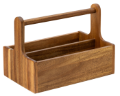 Large Wooden Table Caddy