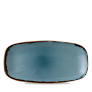 Dudson Harvest Blue  Chefs Oblong Plate 13 7/8X7 3/8Inch