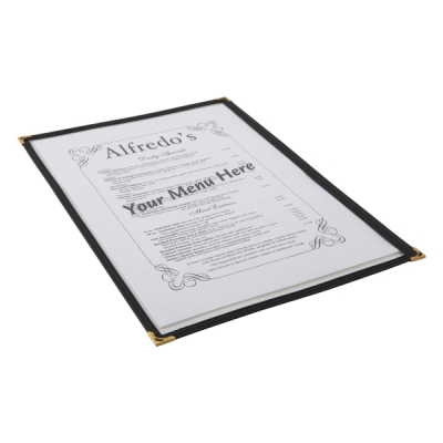 American Style Clear Menu Holder - 1 Page