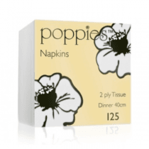Napkin White 40cm/2ply x2000